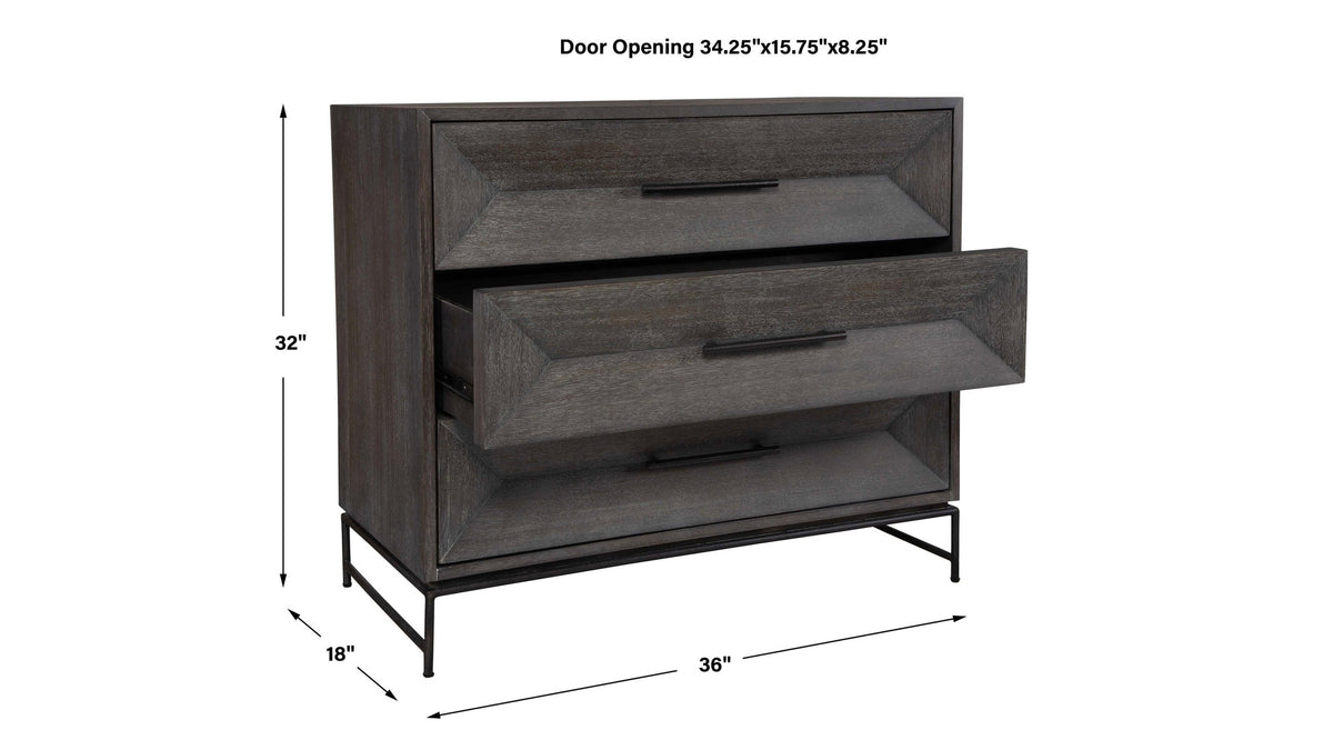 Knox - Dark Walnut Accent Chest