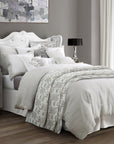 Warshack Inkblot - King Duvet Cover - Gray
