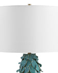 Mina - Table Lamp - Teal Blue