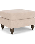 Moxy - Fabric Ottoman, Round Turned Legs