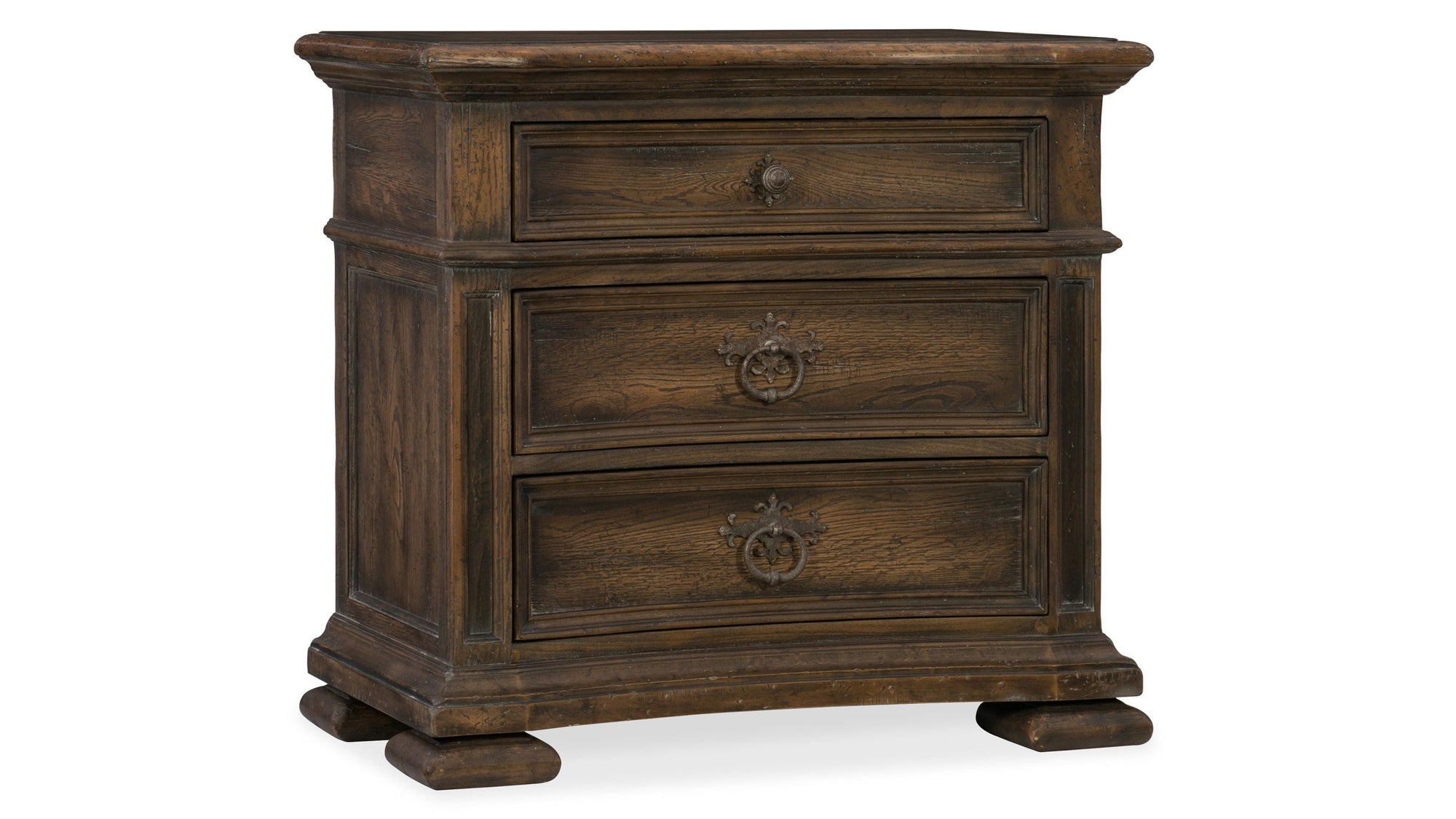 Hill Country - Elmendorf 3-Drawer Nightstand - Dark Brown