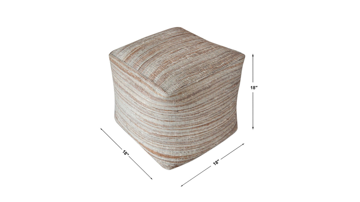Shiro - Pouf - Beige