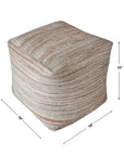 Shiro - Pouf - Beige
