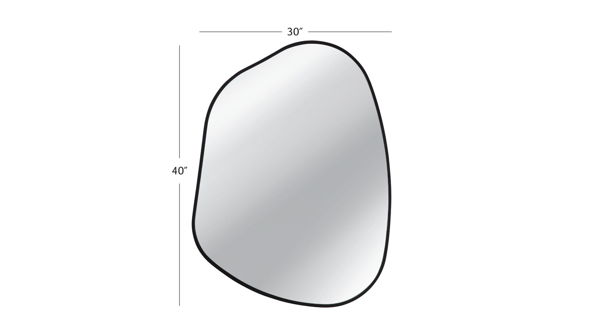 Karaniya - Wall Mirror - Black