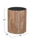 Adrienne - End Table - Light Brown