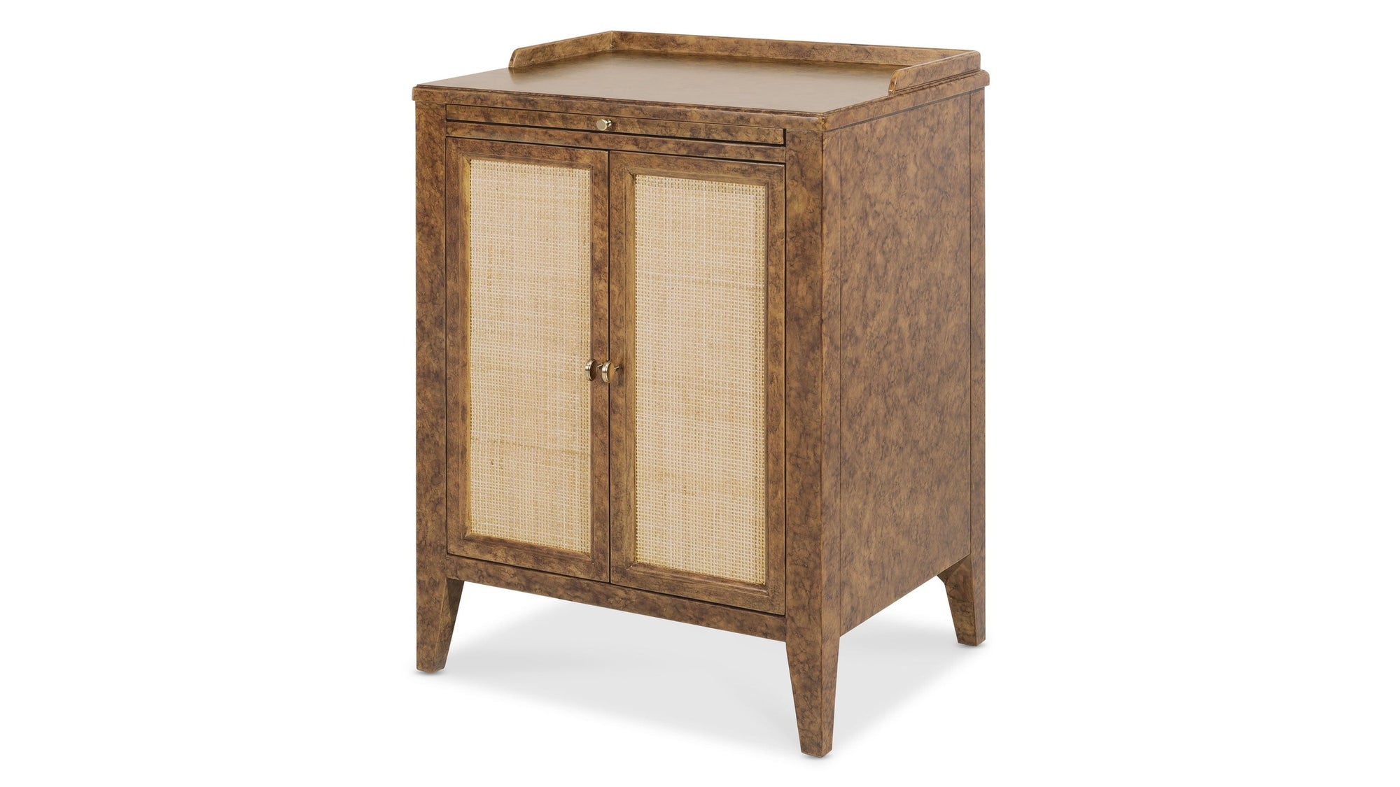 Archives - Two-Door Nightstand - Dark Brown
