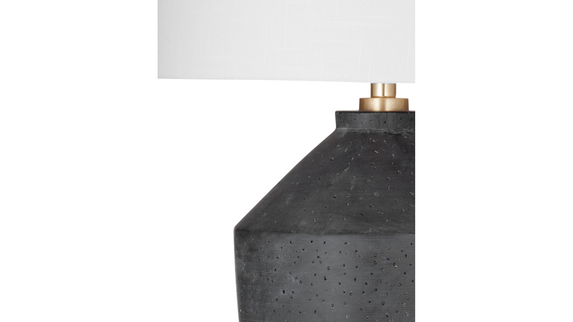 Kaycee - Table Lamp - Matte Black / White