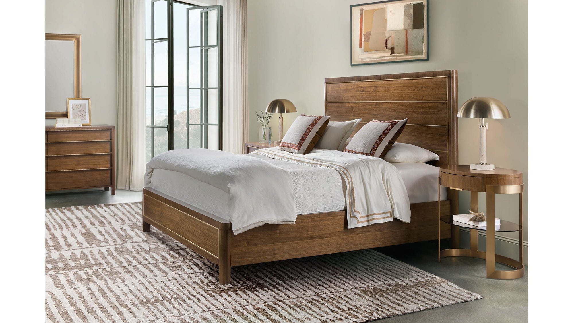 Eleana - Oval Nightstand - Medium Wood