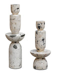 Nouveau - Tower Sculptures (Set of 2) - White