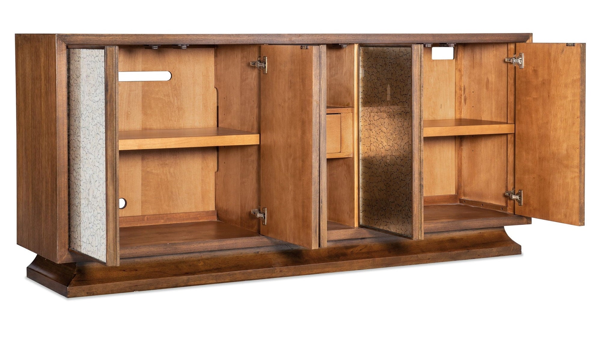 Melange - Lloyds Leopard Entertainment Credenza - Dark Brown