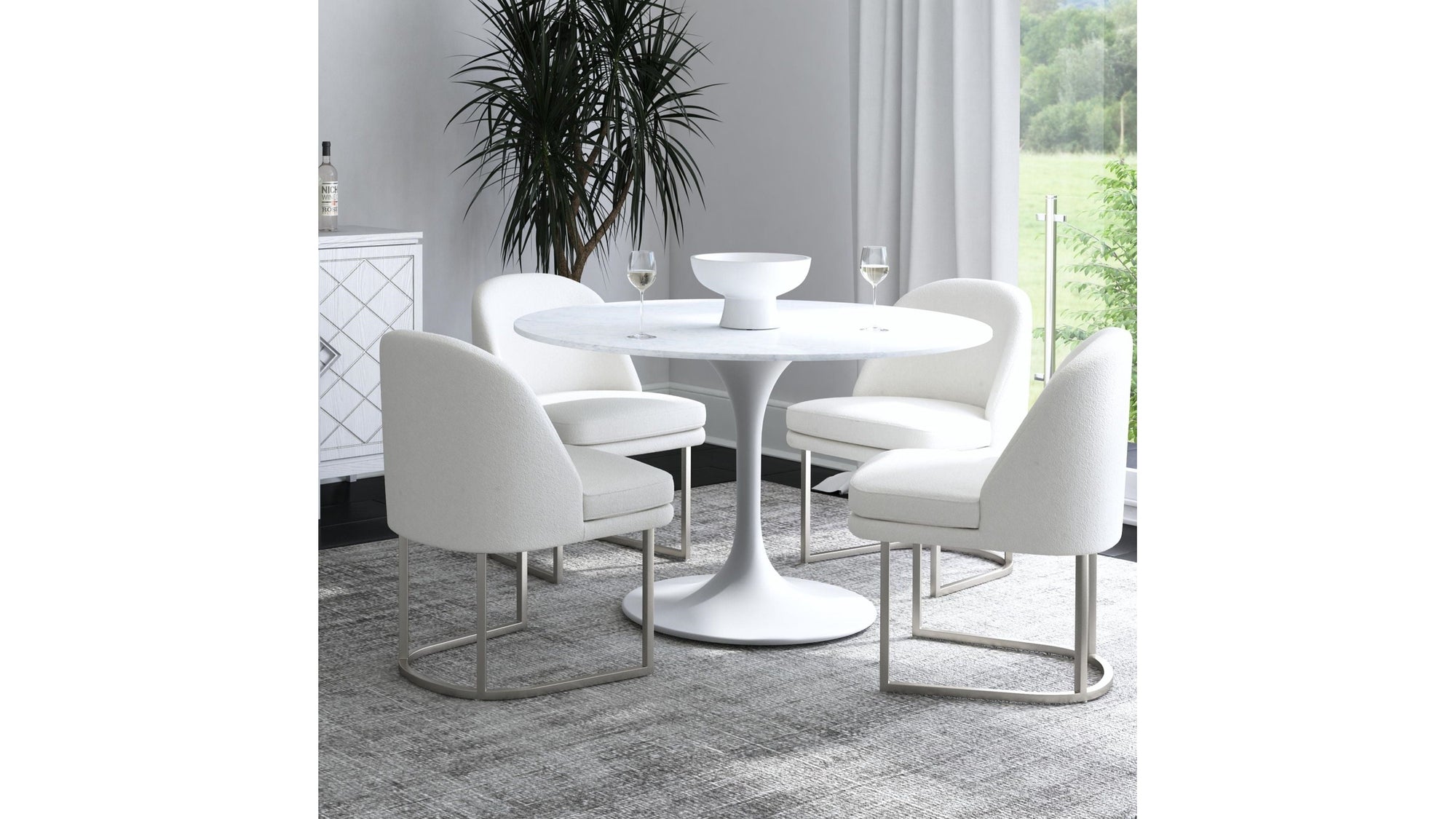 Dunham - Dining Table - White