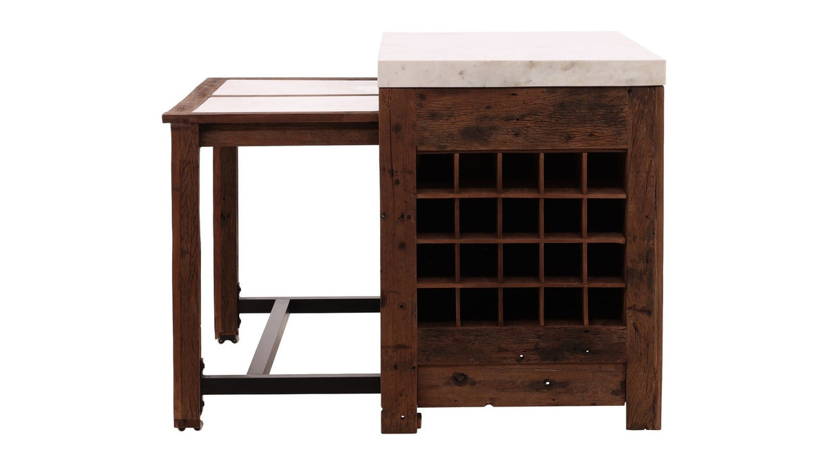 Russel - Island - Dark Brown / Beige