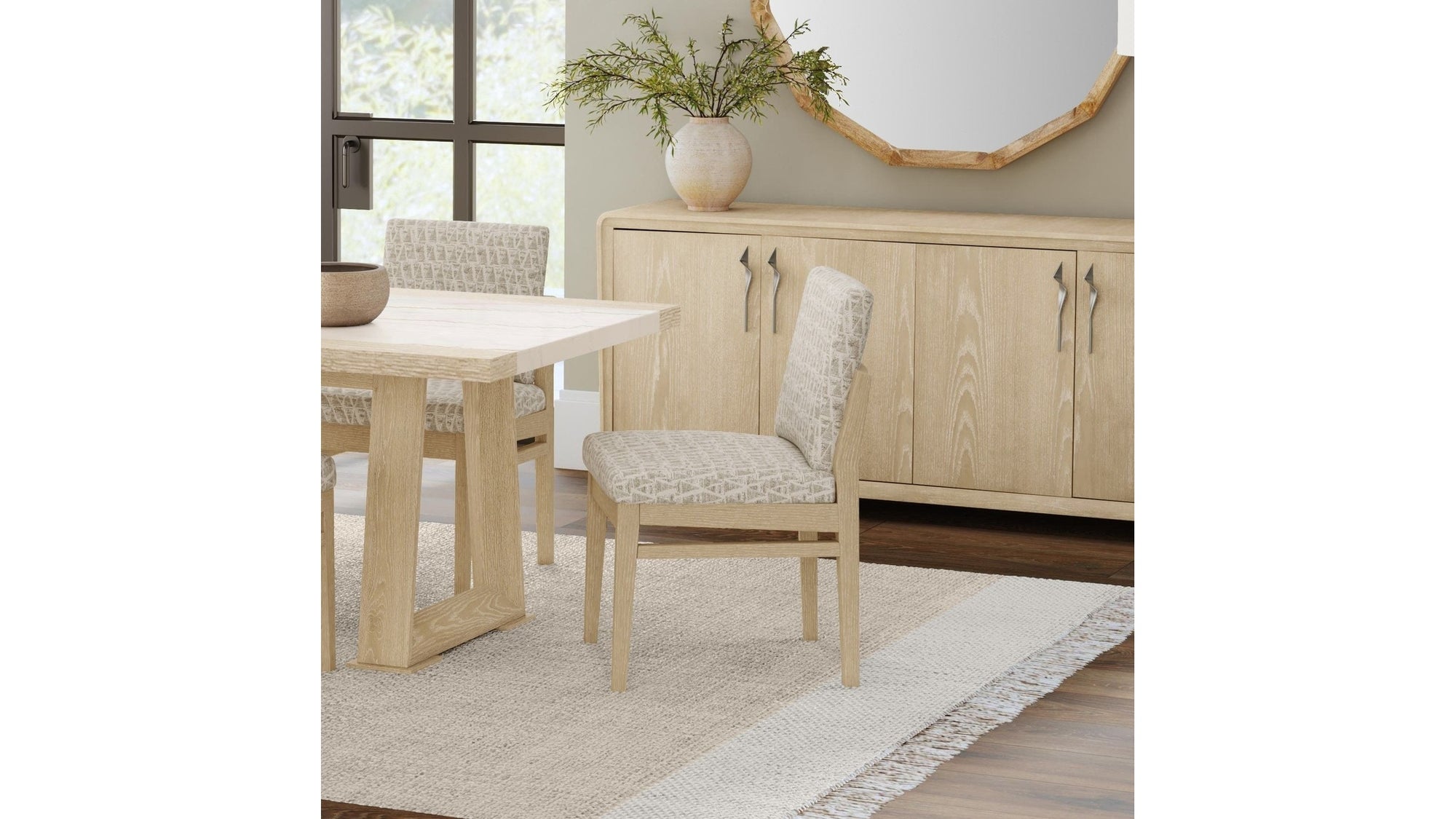 Trifecta - Dining Chair - Driftwood Cerused Oak