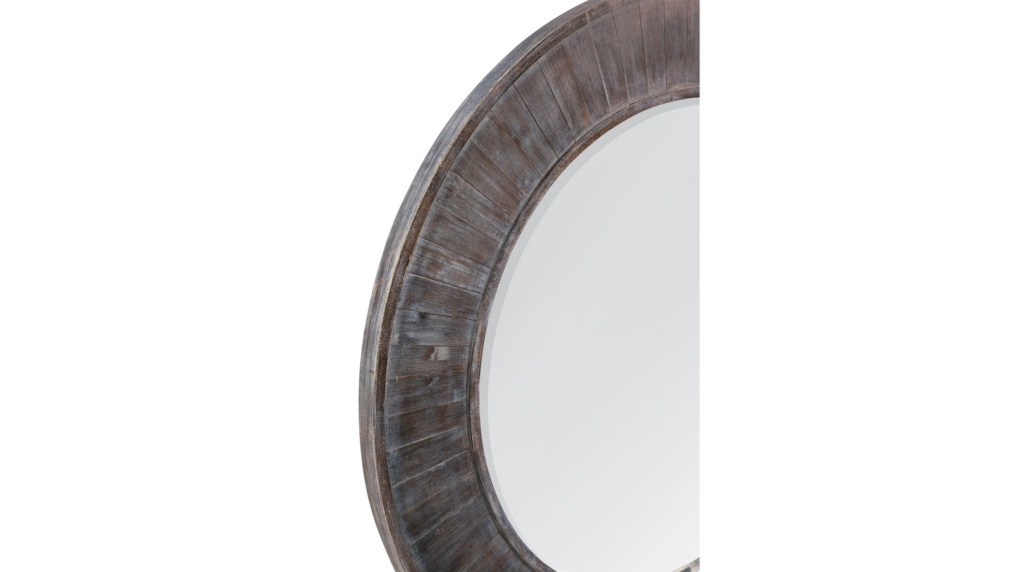 Hunter - Round Mirror - Brown