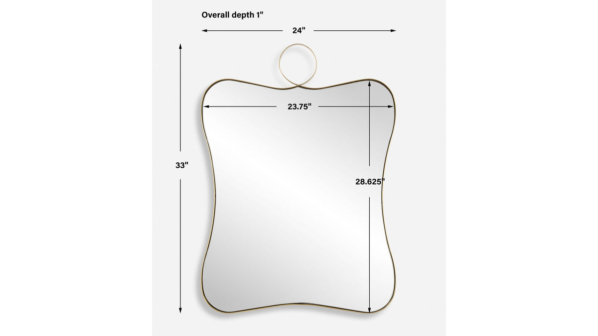 Talia - Brass Vanity Mirror