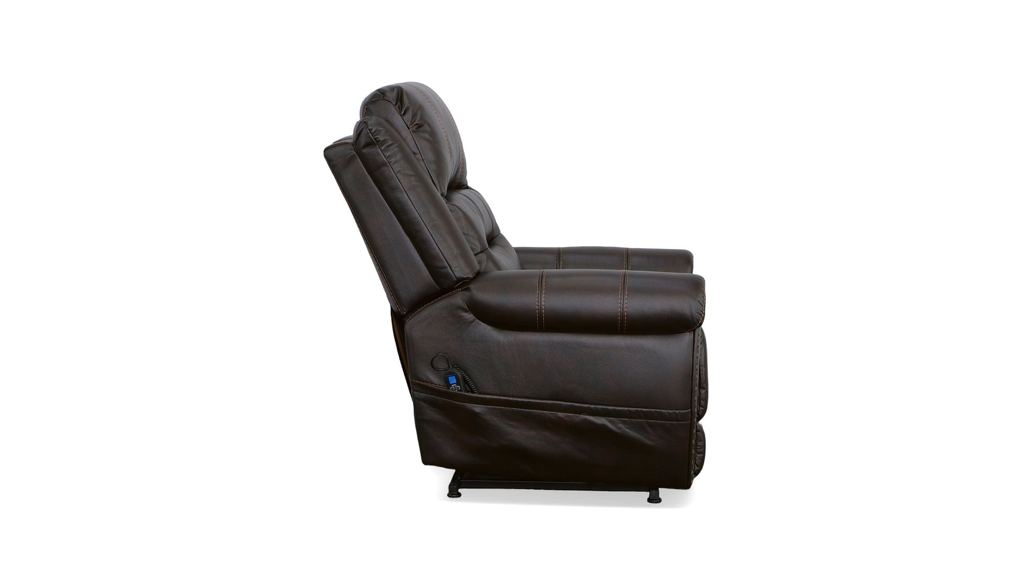 Oscar - Power Lift Recliner With Right-Hand Control &amp; Power Headrest - Molasses