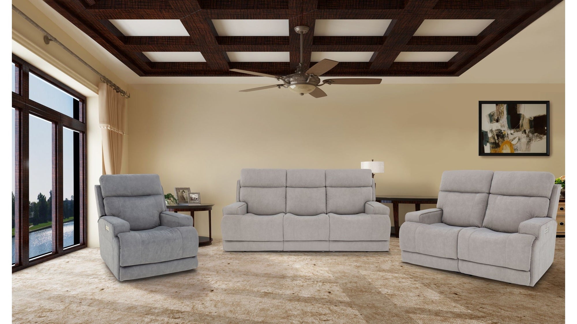 Ashbee - Power Recliner With Power Recline, Power Headrest, Zero Gravity And Footrest Extension