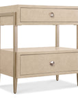 Westwood - Two-Drawer Nightstand - Beige