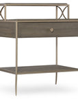 Elixir - Leg Nightstand - Dark Gray