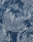 Framed Canvas Indigo Spiral - Gallery Wrapped