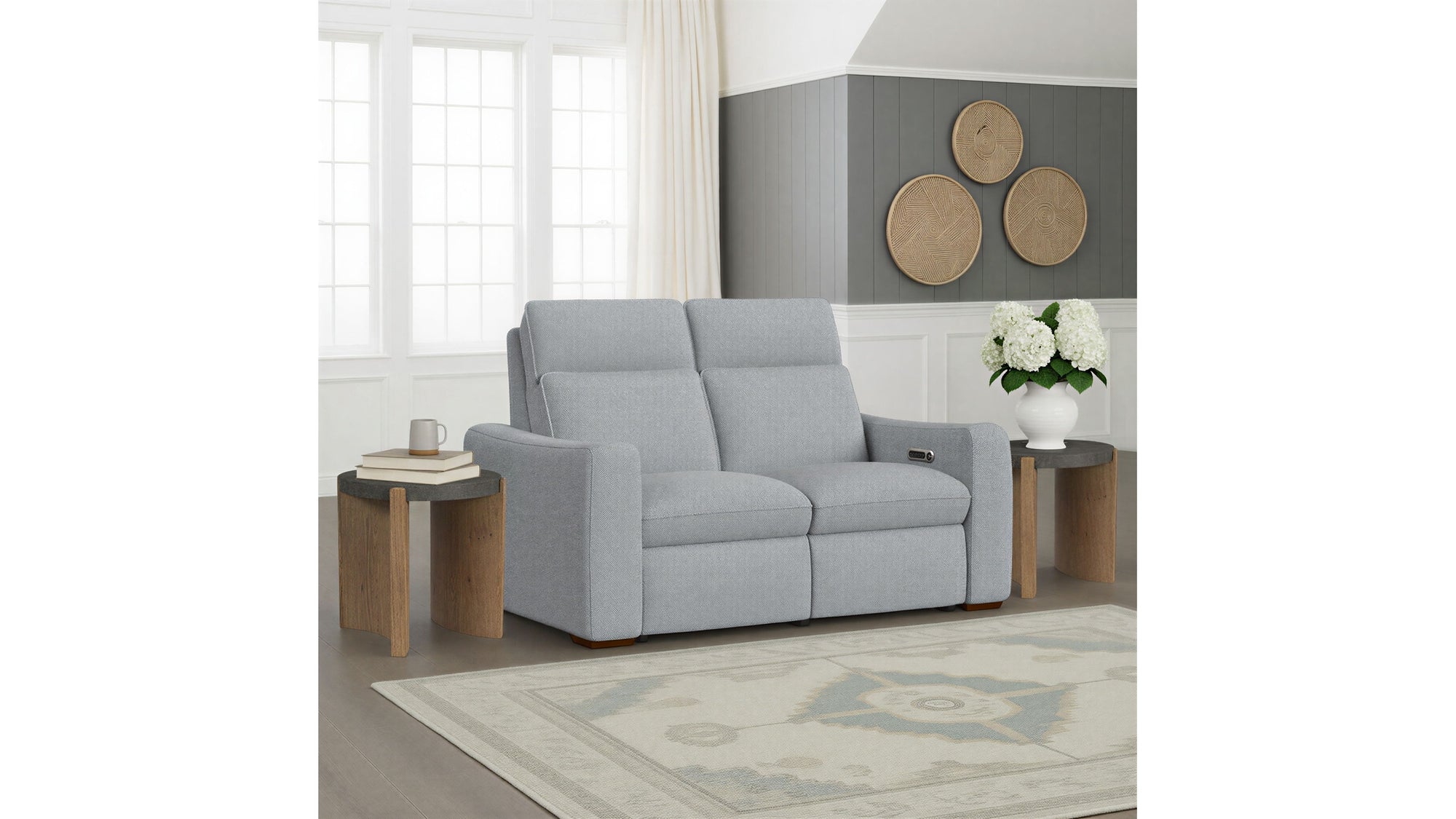Ava - Power Reclining Loveseat With Power Headrest &amp; Lumbar