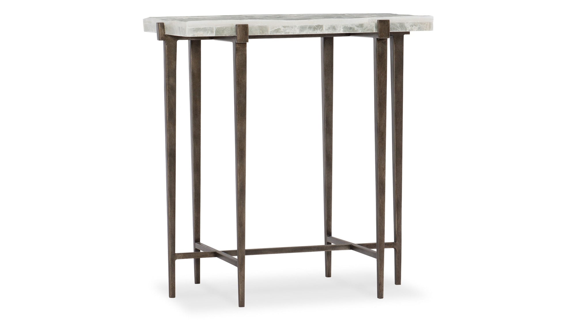 Melange - Bellis Accent Table - Gray