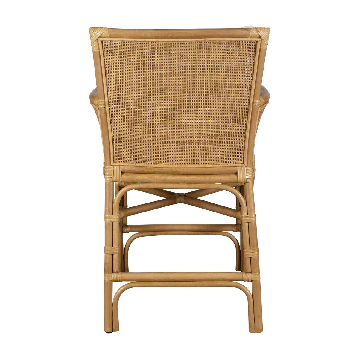 Pacific - Rattan Counter Stool - Brown / White