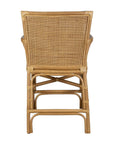 Pacific - Rattan Counter Stool - Brown / White