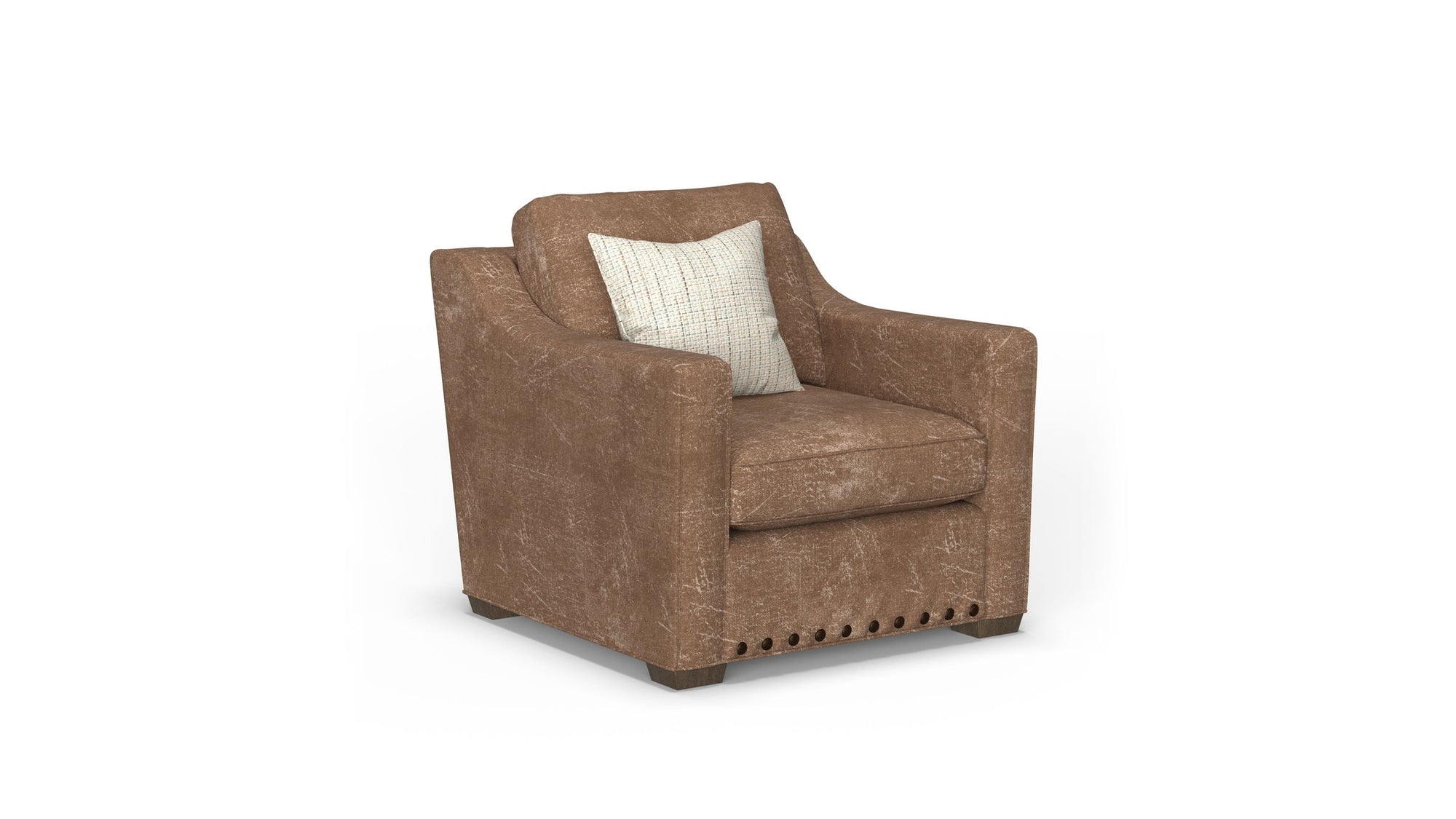 Milo - Fabric Chair With Nailhead Trim