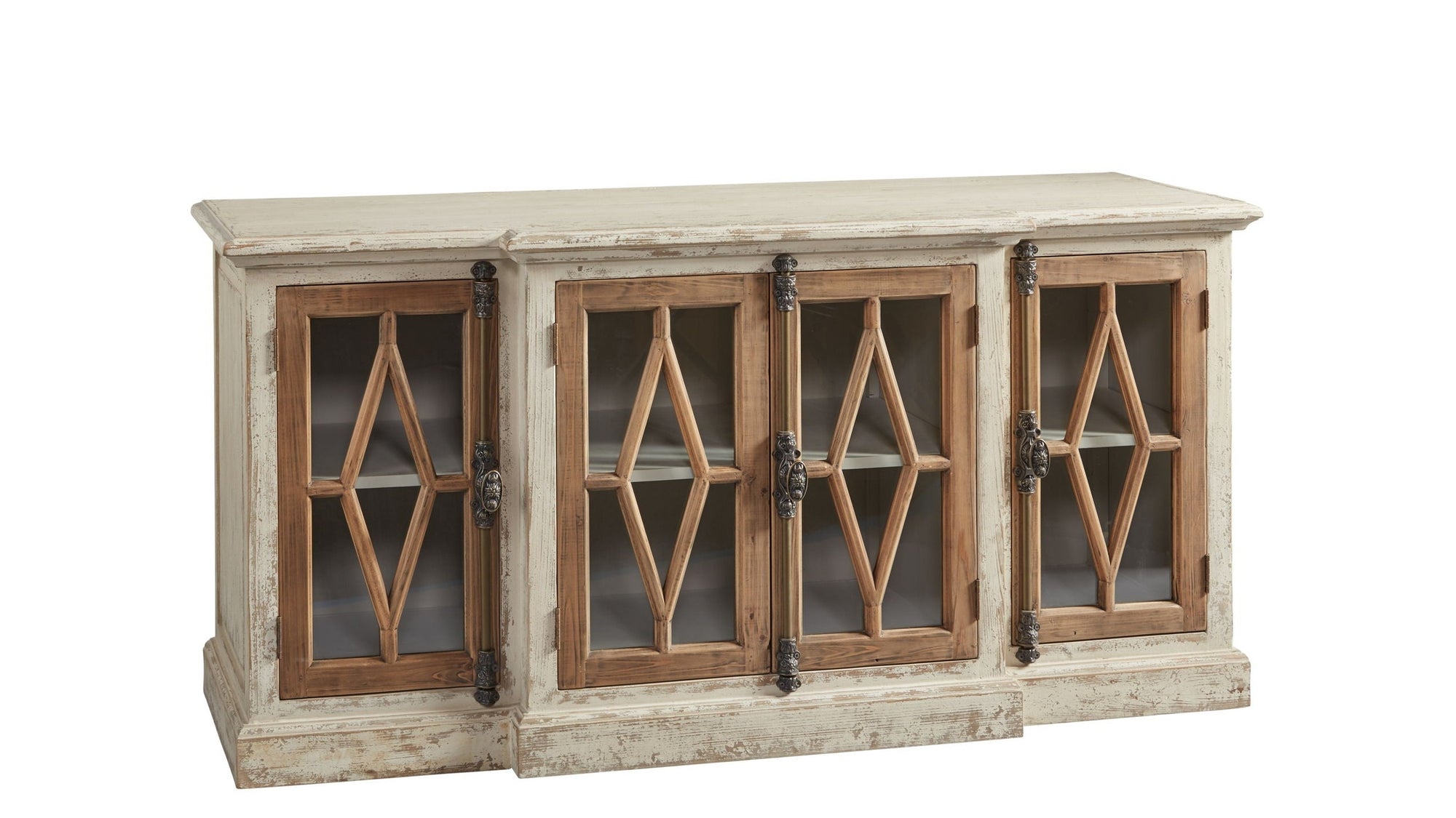 Dove Stalone - Glass Front Server - Beige