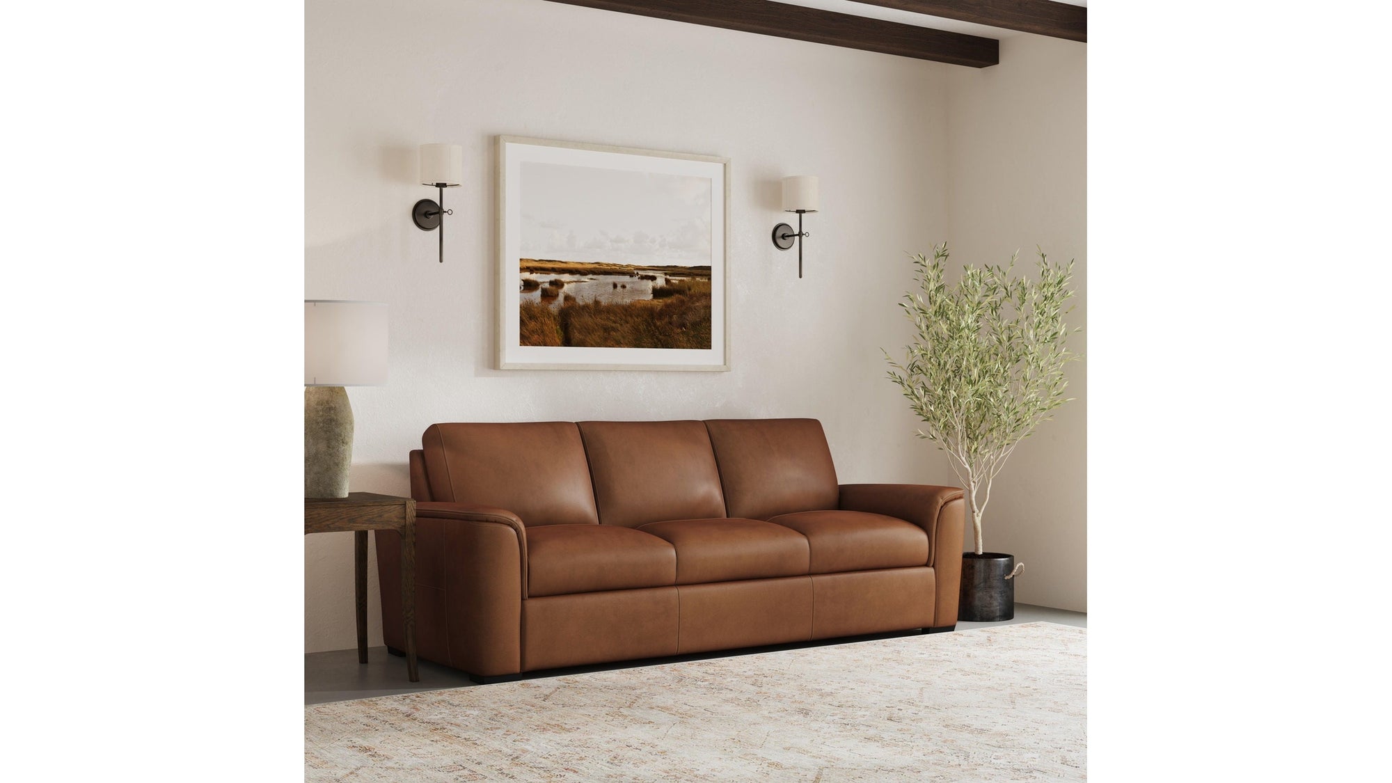 Henry - Sofa - Caramel