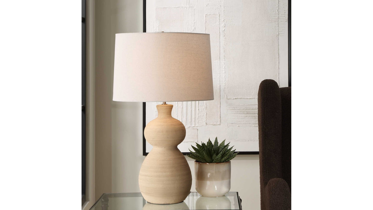 Pueblo - Fired Clay Table Lamp