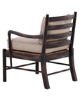 Paxton - Occasional Chair - Dark Brown / Beige
