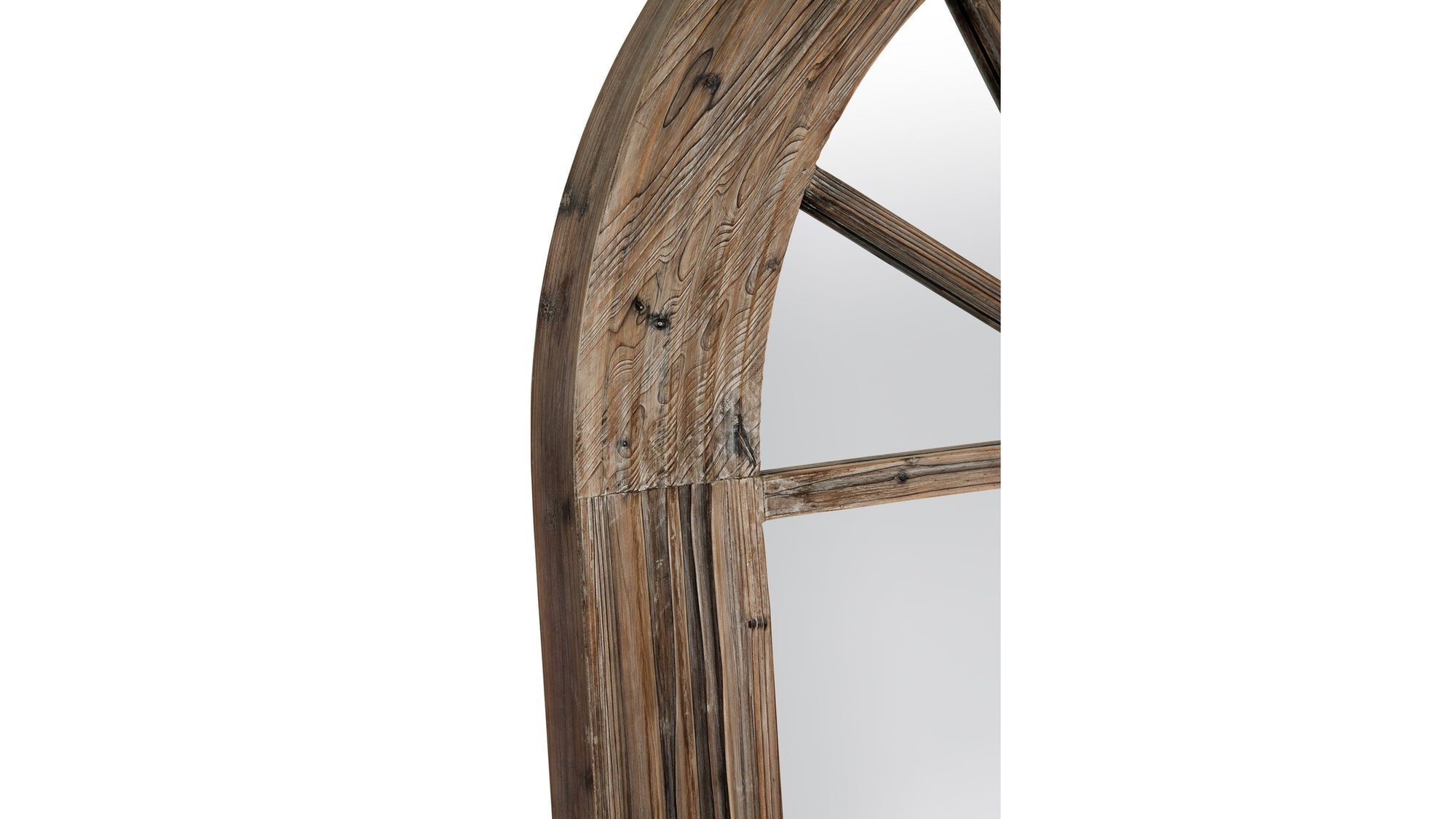 View - Floor Mirror - Brown
