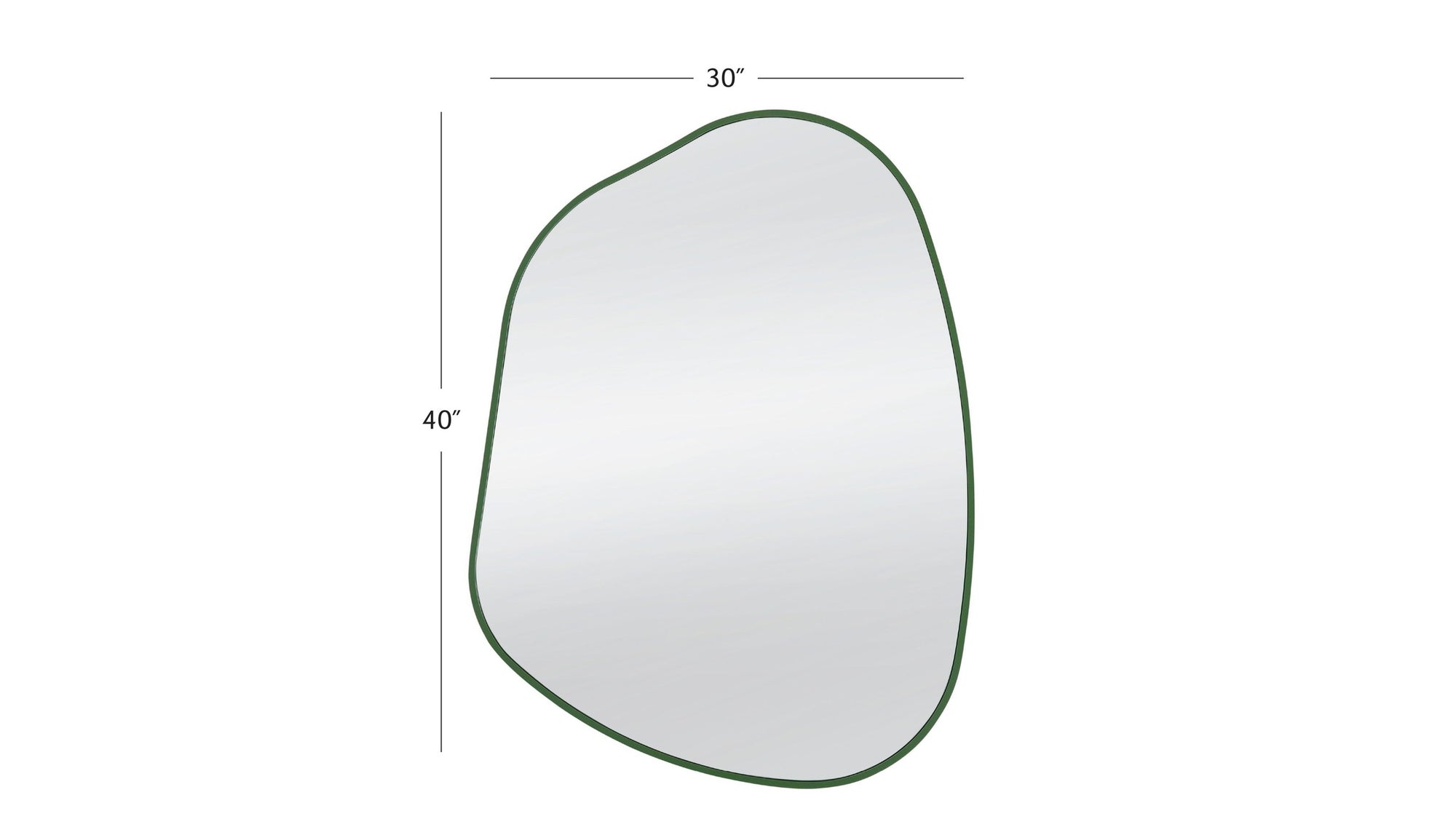 Azalea - Wall Mirror - Green