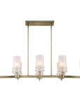 Mistie - 8 Light Linear Chandelier - Bronze