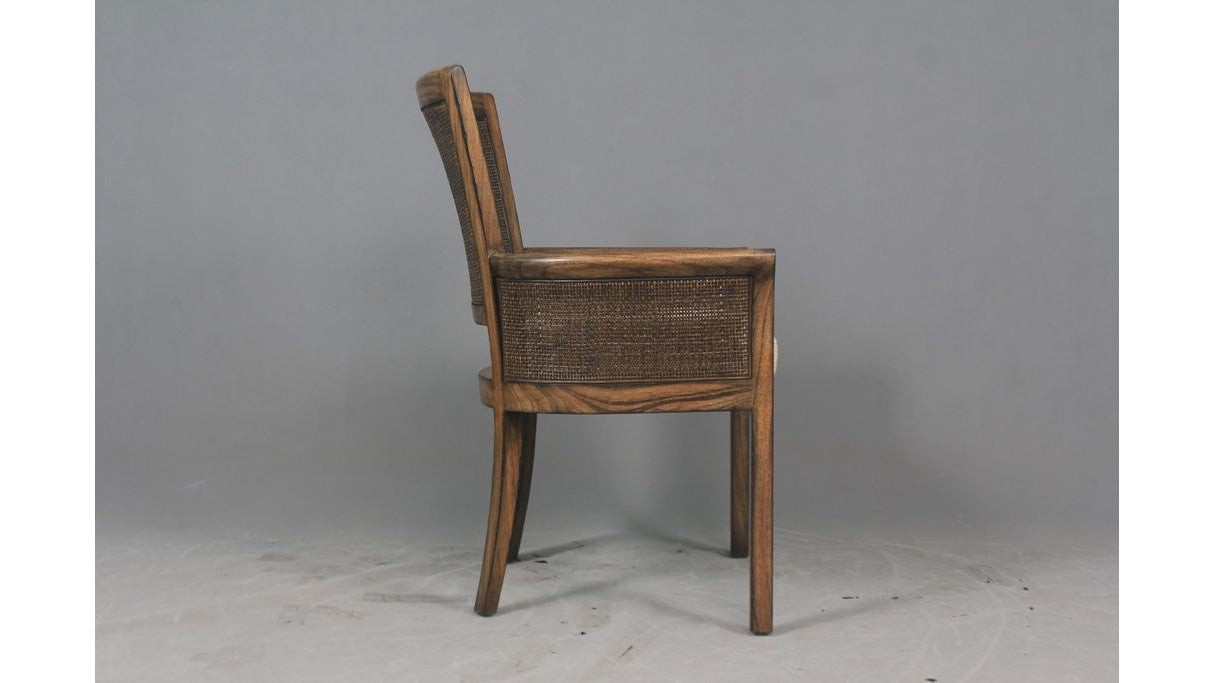Langley - Arm Chair - Dark Brown
