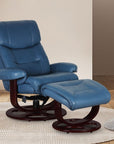 Dawson - Swivel Pedestal Recliner And Ottoman