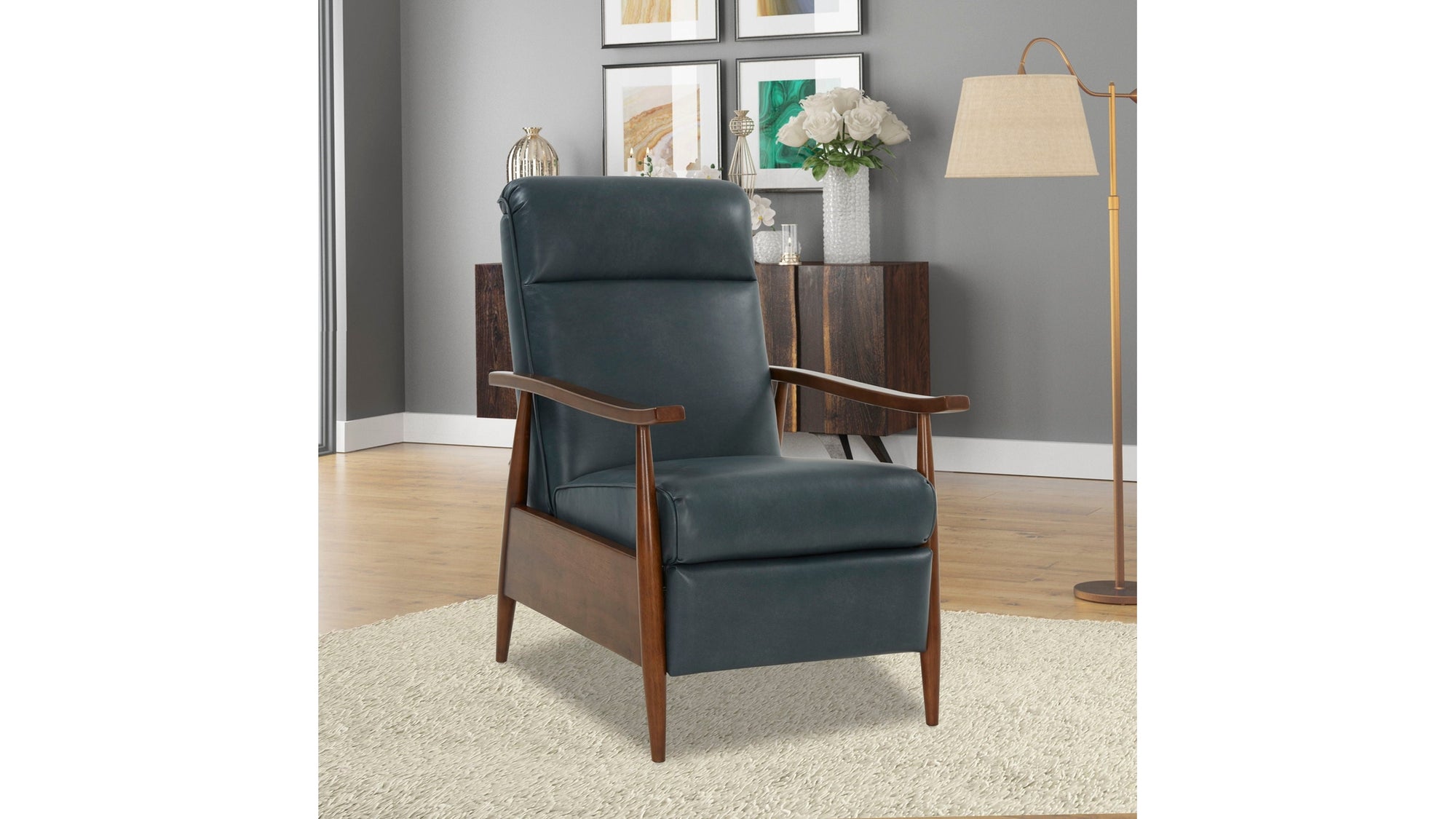 Hampton B - Recliner Push Thru The Arms