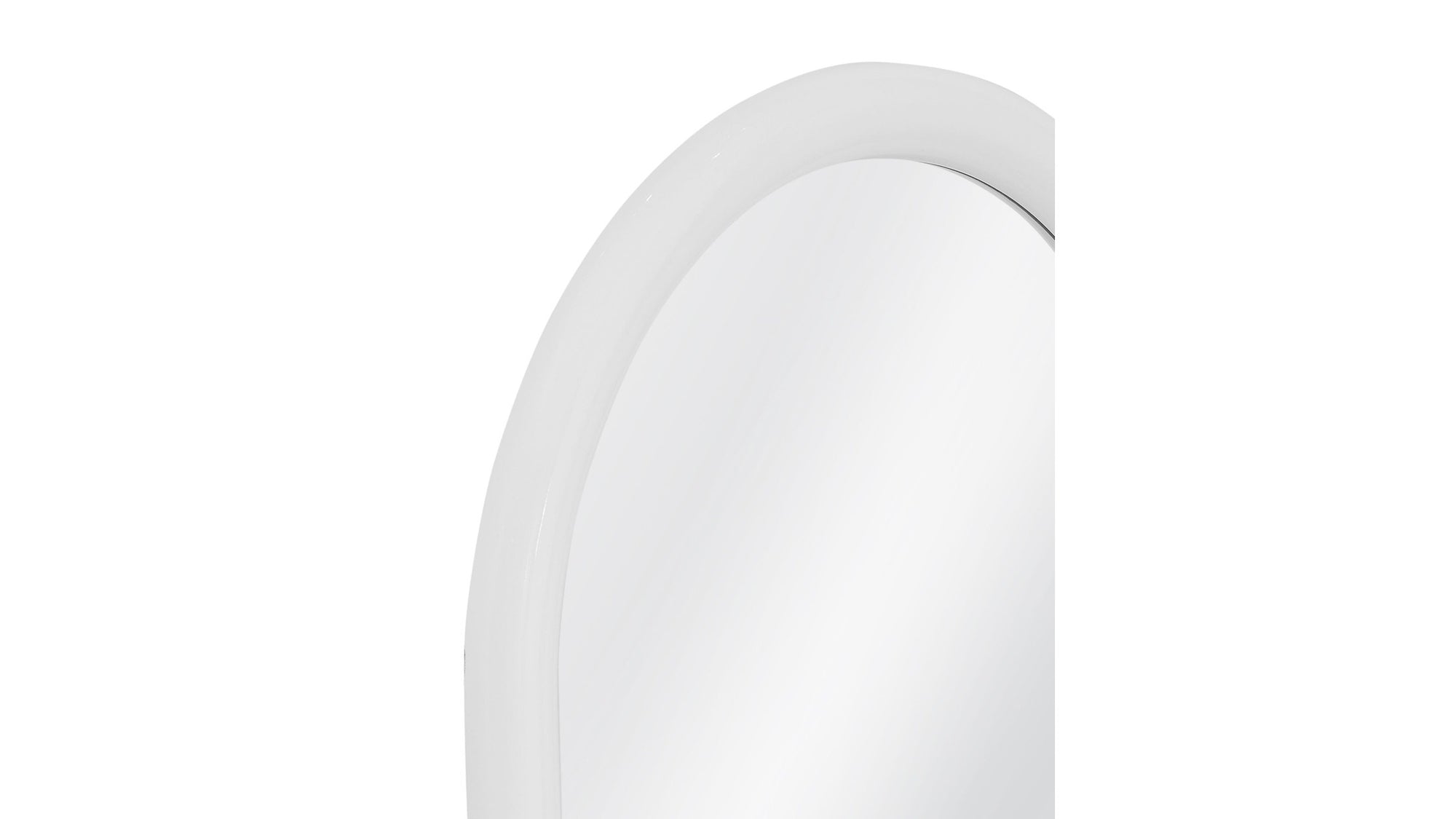 Vega - Wall Mirror - Glossy White