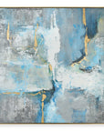 Meditation - Modern Art - Blue