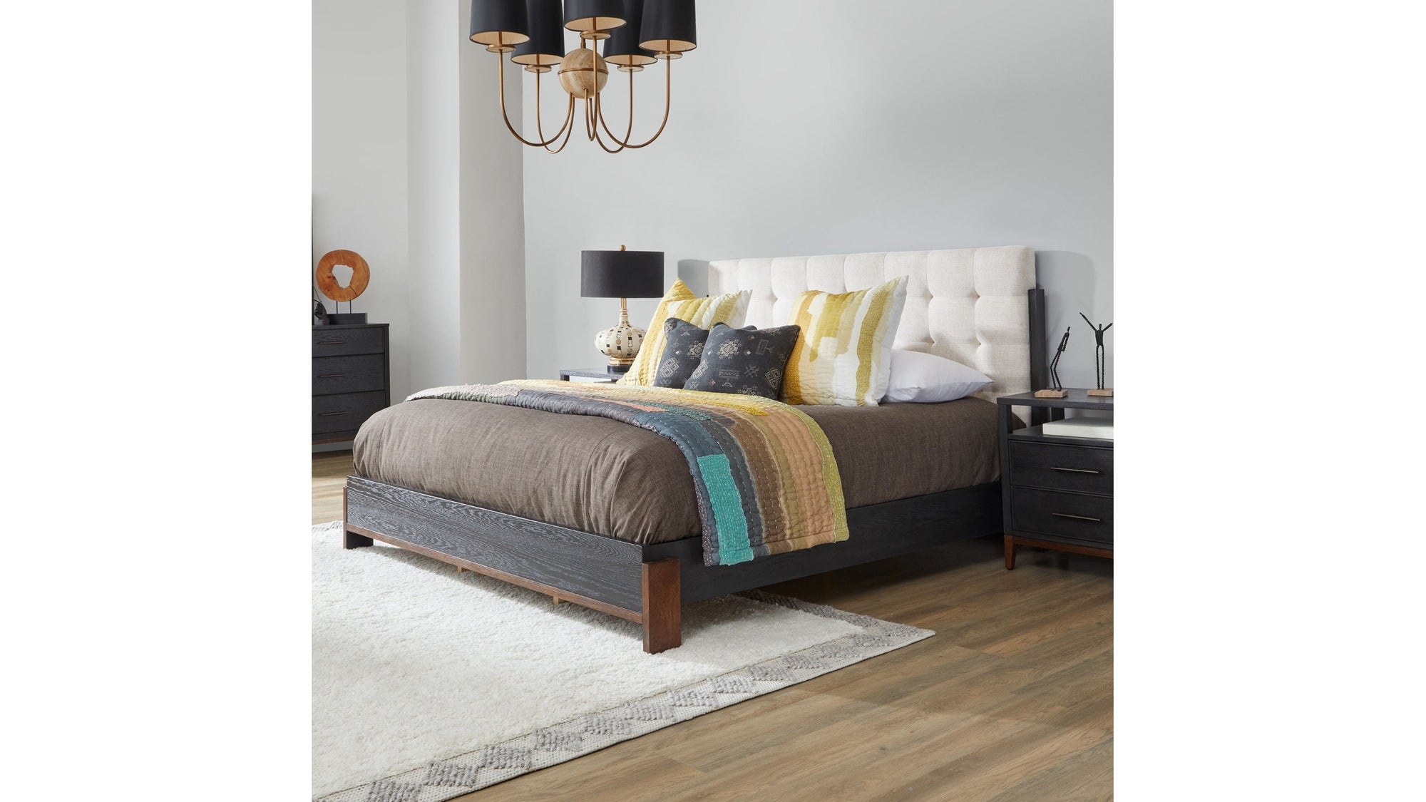 Waterfall - Upholstered Bed