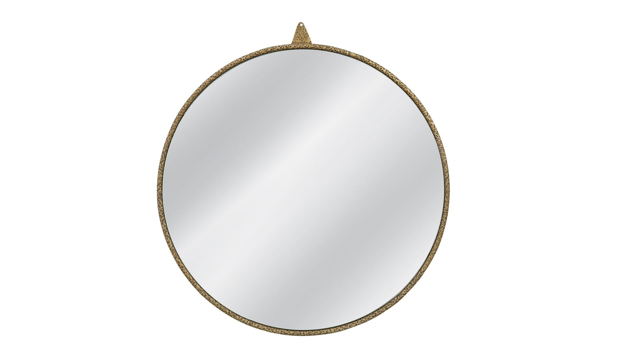 Ezra - Wall Mirror - Antique Brass