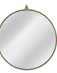 Ezra - Wall Mirror - Antique Brass