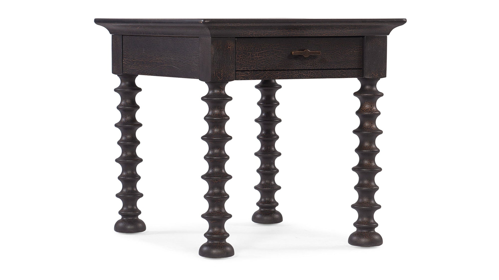 Big Sky - Turned Leg End Table - Black