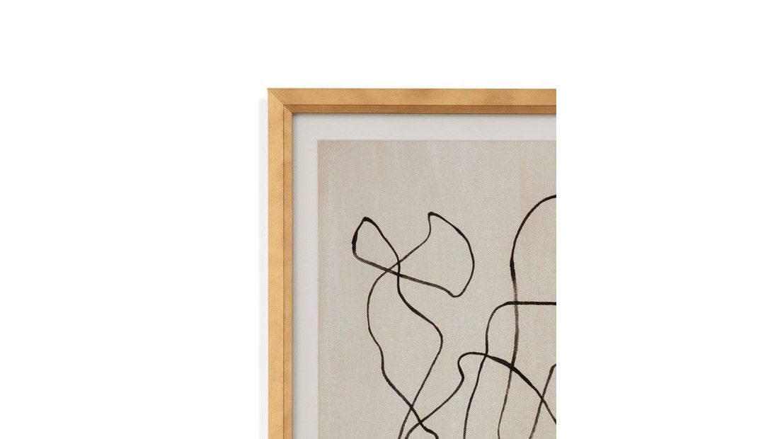 Bound I Framed Print - Light Brown