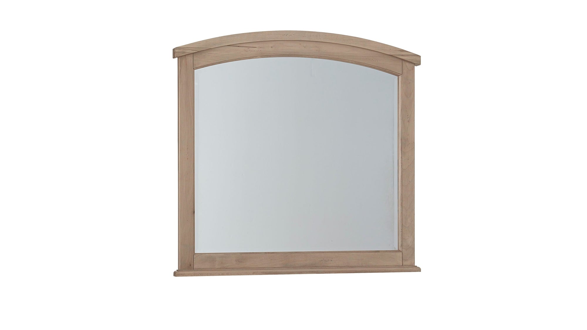 Woodbridge - Arched Mirror With Beveled Glass - Clear Maple