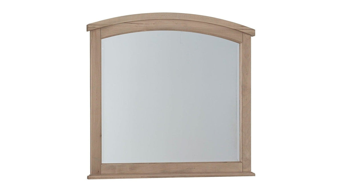 Woodbridge - Arched Mirror With Beveled Glass - Clear Maple