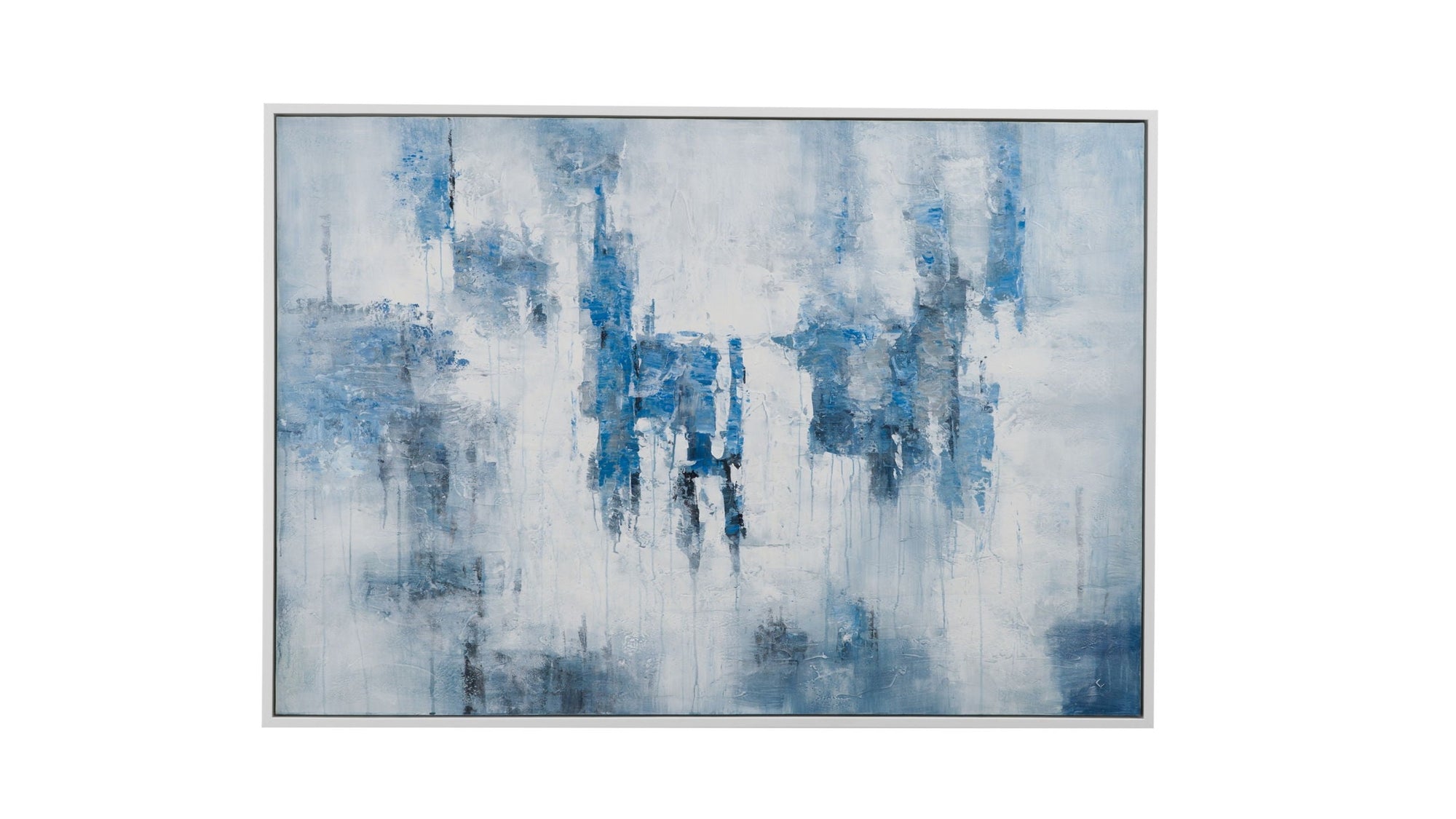 Perdido Framed Canvas - Blue