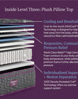 Beautyrest World Class - Level Three Plush Pillow Top Mattress